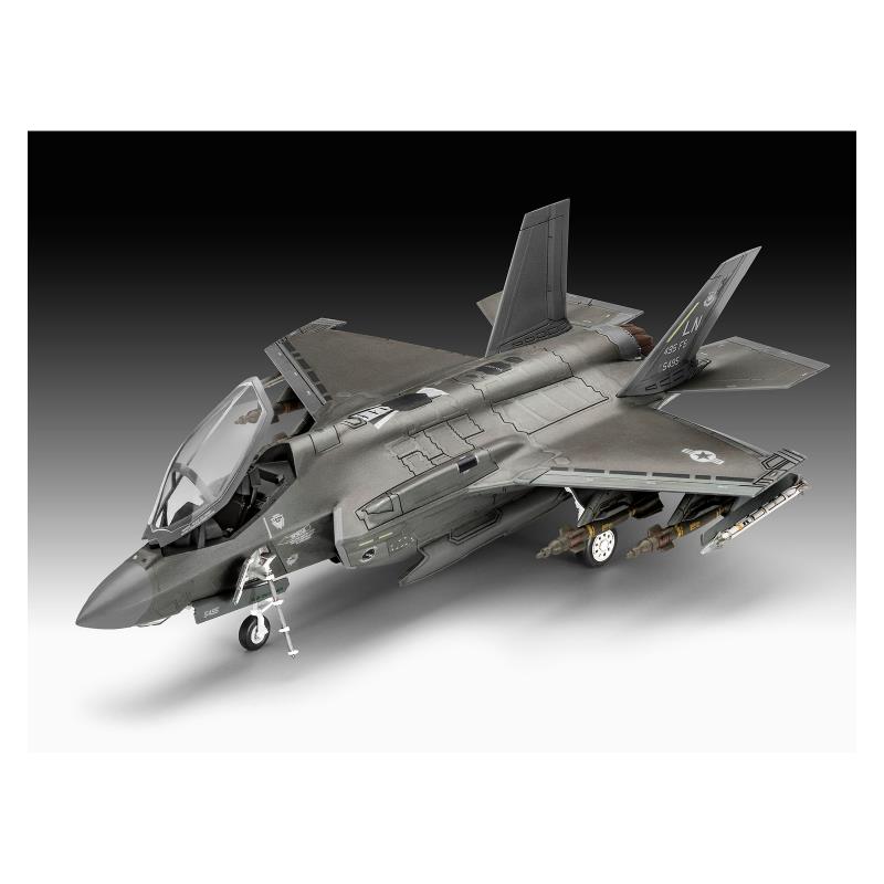 Збірна модель літака Збірна модель-копія Revell Літак Lockheed Martin F-35A Lightning II, рів 4, м: 1:72 1:72