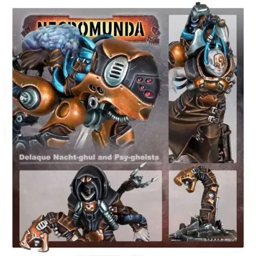 Набор миниатюр WARHAMMER 40000: NECROMUNDA - DELAQUE NACHT-GHUL AND PSY-GHEISTS