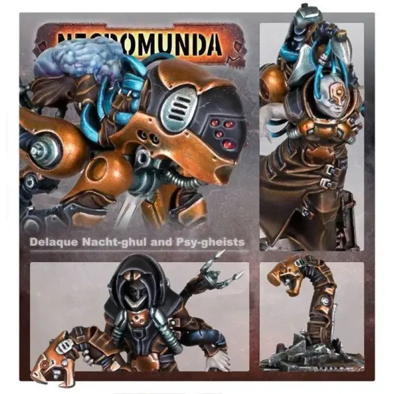 Набор миниатюр WARHAMMER 40000: NECROMUNDA - DELAQUE NACHT-GHUL AND PSY-GHEISTS