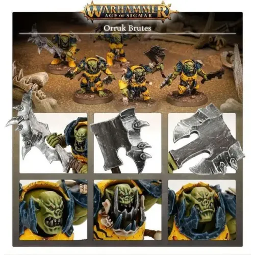 Набор миниатюр AGE OF SIGMAR: ORRUK WARCLANS - ORRUK BRUTES