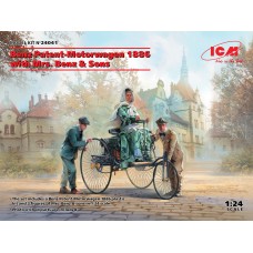 Автомобіль Бенца 1886 з фрау Бенц та сини