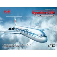 Збірна модель 1:144 Пасажирський літак Іллюшин-62М ICM 14405