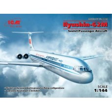 Сборная модель 1:144 Пассажирский самолет Ильюшин-62М ICM 14405