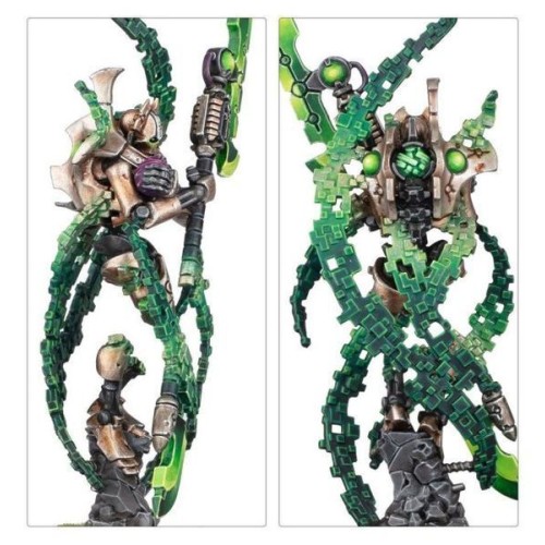 Мініатюра WARHAMMER 40000: NECRONS - OVERLORD + TRANSLOCATION SHROUD