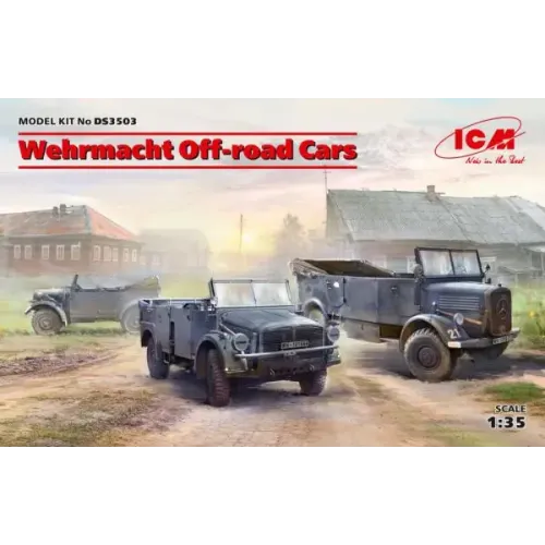 Внедорожные автомобили Вермахта (Kfz.1, Horch 108 Typ 40, L1500A) 1:35