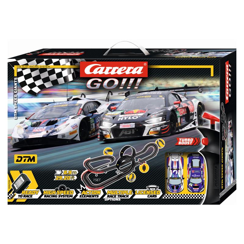 Автотрек Carrera GO!!! Гіганти швидкості DTM, довжина траси 8.9 м.