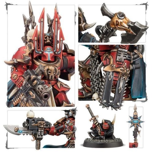 Мініатюра WARHAMMER 40000: CHAOS SPACE MARINES - CHAOS LORD IN TERMINATOR ARMOUR