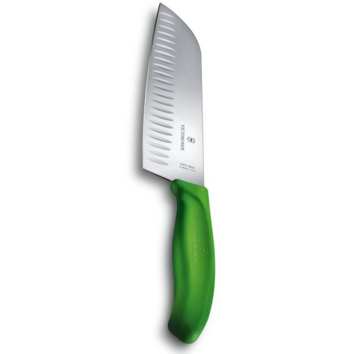 Ніж-сантоку Victorinox SWISS CLASSIC 17см зелен 6.8526.17L4B