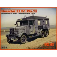 ICM35467  Henschel 33 D1 Kfz.72 WWII German radio communication truck