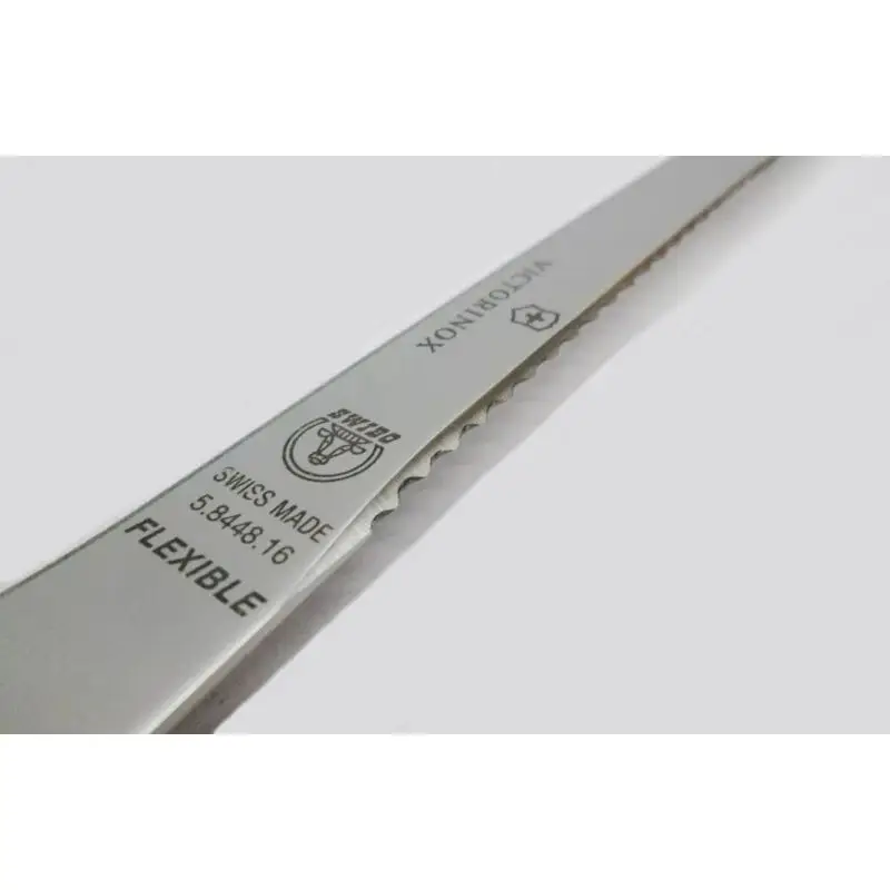 Нож для филетирования рыбы 16 см с рыбочисткой Victorinox SWIBO Fish Filleting Flexible 5.8448.16