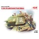 Танк T-34-76 с танковым десантом