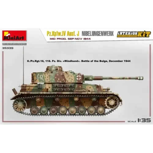 Немецкий танк Pz.Kpfw.IV Ausf. J Nibelungenwerk. Середина производства (сентябрь - ноябрь 1944 г.)