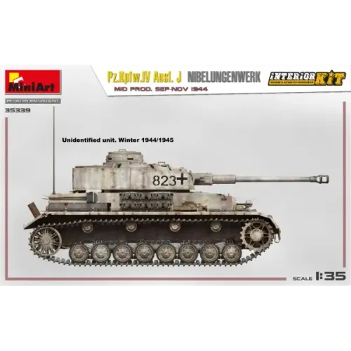 Немецкий танк Pz.Kpfw.IV Ausf. J Nibelungenwerk. Середина производства (сентябрь - ноябрь 1944 г.)