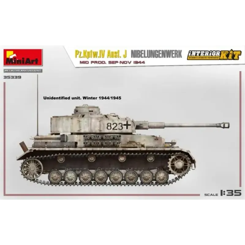 Немецкий танк Pz.Kpfw.IV Ausf. J Nibelungenwerk. Середина производства (сентябрь - ноябрь 1944 г.)