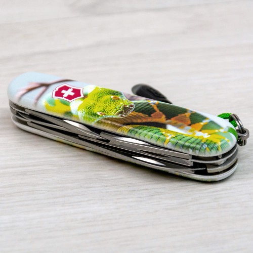 Складаний ніж Victorinox CLIMBER ZODIAC Зелена змія 1.3703.7.Z4270pk