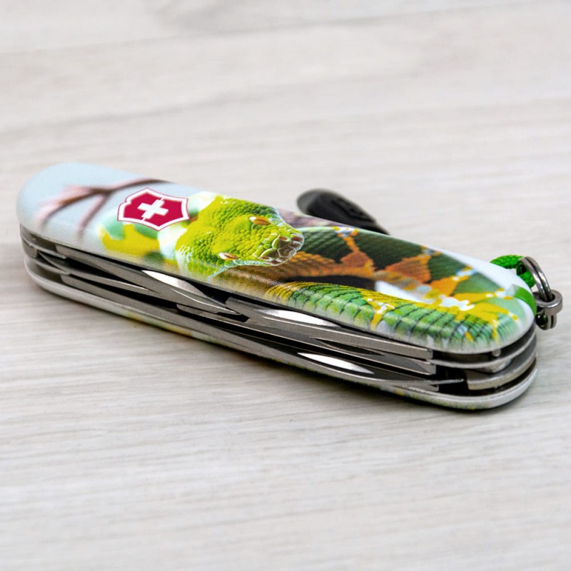 Складаний ніж Victorinox CLIMBER ZODIAC Зелена змія 1.3703.7.Z4270pk