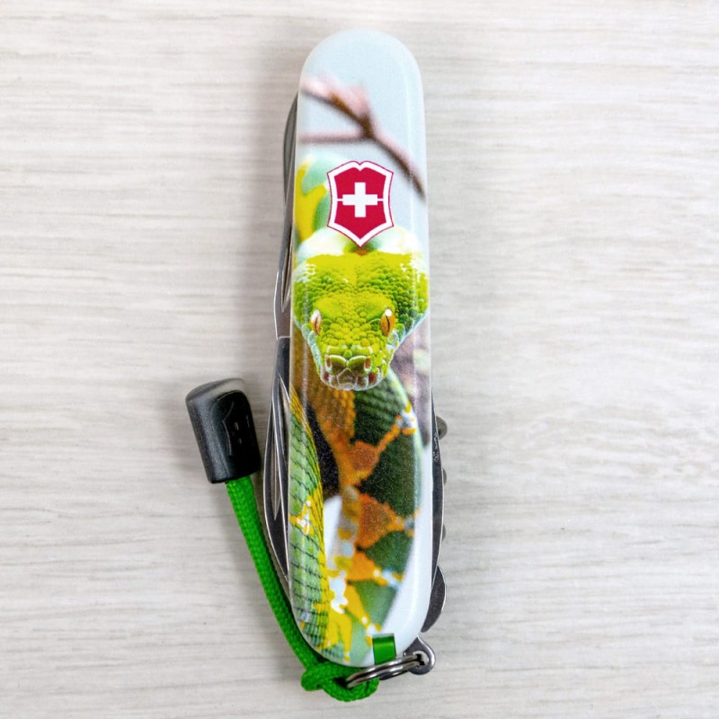 Складаний ніж Victorinox CLIMBER ZODIAC Зелена змія 1.3703.7.Z4270pk