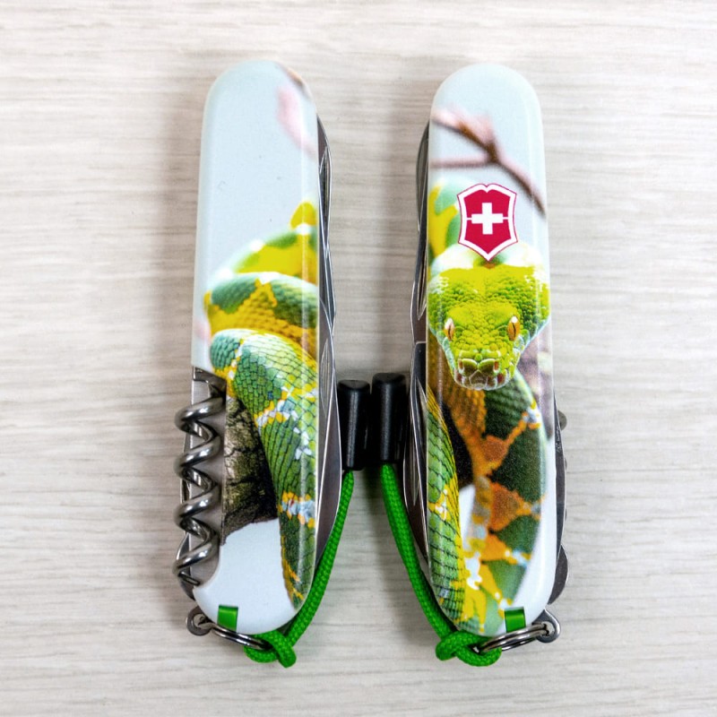 Складаний ніж Victorinox CLIMBER ZODIAC Зелена змія 1.3703.7.Z4270pk
