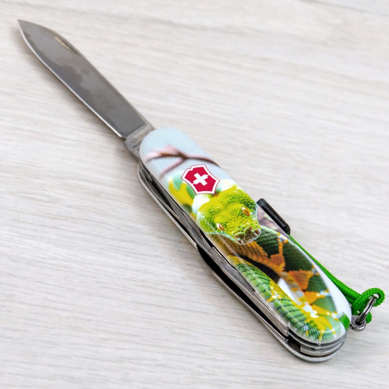 Складаний ніж Victorinox CLIMBER ZODIAC Зелена змія 1.3703.7.Z4270pk