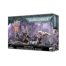 Набір мініатюр WARHAMMER 40000: BLACK TEMPLARS - GRIMALDUS & RETINUE