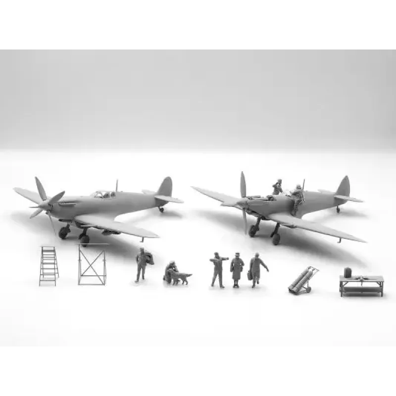 Збірна модель літака Збірна модель 1:48 Набір аеродром Королівських ВПС часів Другої світової війни ICM DS4802 1:48
