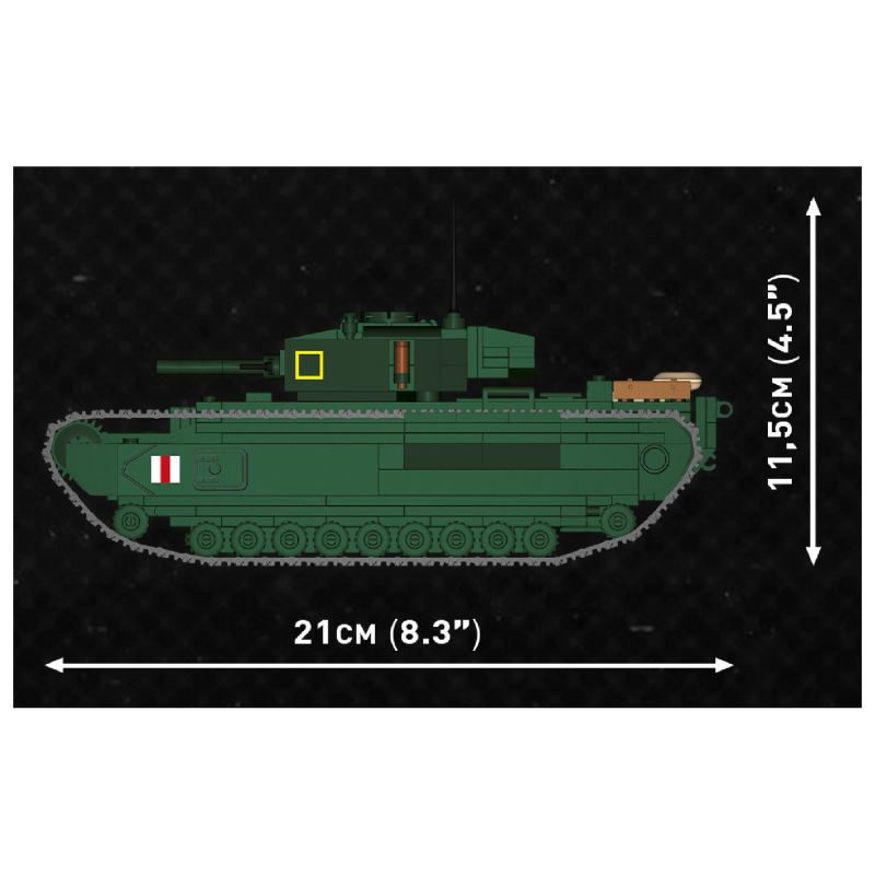 Конструктор COBI Company of Heroes 3 Танк Mk III Черчилль, 654 деталей
