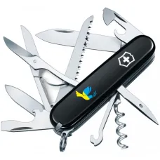 Швейцарский складной нож 91мм Victorinox HUNTSMAN UKRAINE 1.3713.3_T1036u