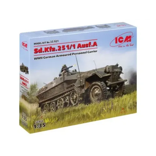Німецький бронетранспортер Sd.Kfz.251/1 Ausf.A, ІІ МВ (ICM 35101)