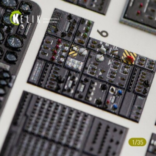 CH-54A Tarhe 3D декаль інтер'єр для комплекту ICM 1:35 KELIK K35009
