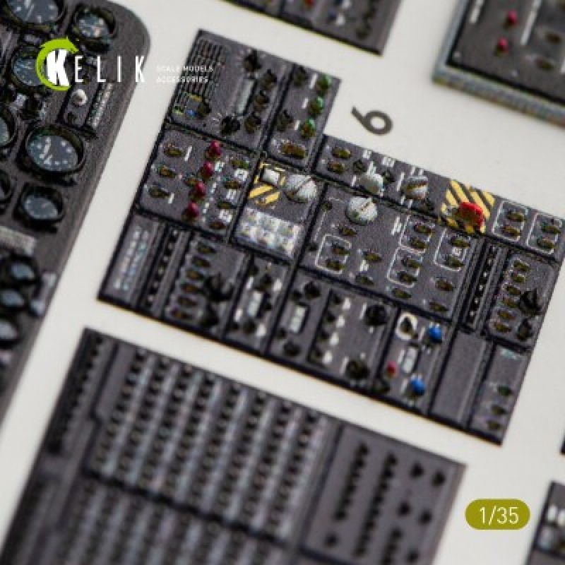 CH-54A Tarhe 3D декаль інтер'єр для комплекту ICM 1:35 KELIK K35009