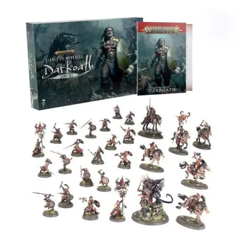 Набор миниатюр AGE OF SIGMAR: SLAVES TO DARKNESS - DARKOATH ARMY SET ENG