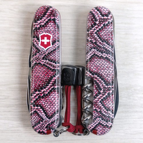Швейцарский складной нож 91мм Victorinox HUNTSMAN DESIGN 1.3713.R2200pk