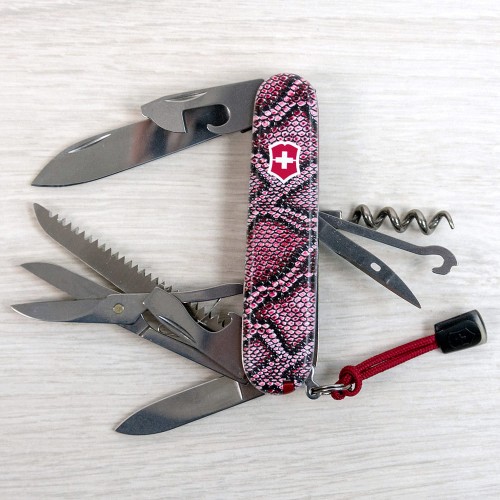 Швейцарский складной нож 91мм Victorinox HUNTSMAN DESIGN 1.3713.R2200pk