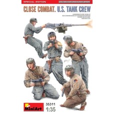Сборная модель 1:35 Ближний бой. Танковый экипаж США (Special Edition) МиниАрт 35311