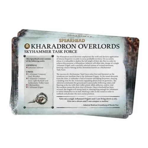 Карти FACTION PACK: KHARADRON OVERLORDS (ENG)