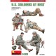 Збірна модель 1:35 Фігури Солдати США на відпочинку (Special Edition) MiniArt 35318