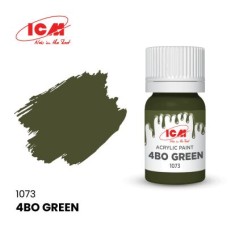 Акриловая краска 4BO Green : Зелёный 4БО ICM1073