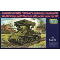 Средний танк М4А2 "Шерман"с ракетной установкой Т40 (UM223) Масштаб:  1:72