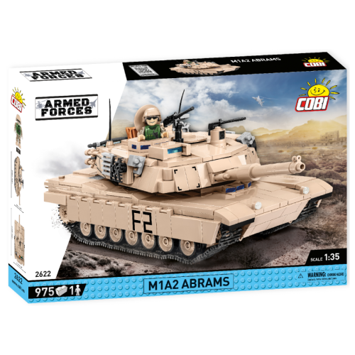 Конструктор COBI Танк M1A2 Абрамс, 975 деталей
