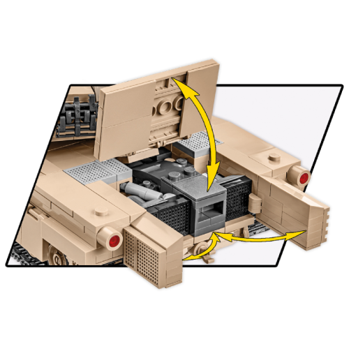 Конструктор COBI Танк M1A2 Абрамс, 975 деталей