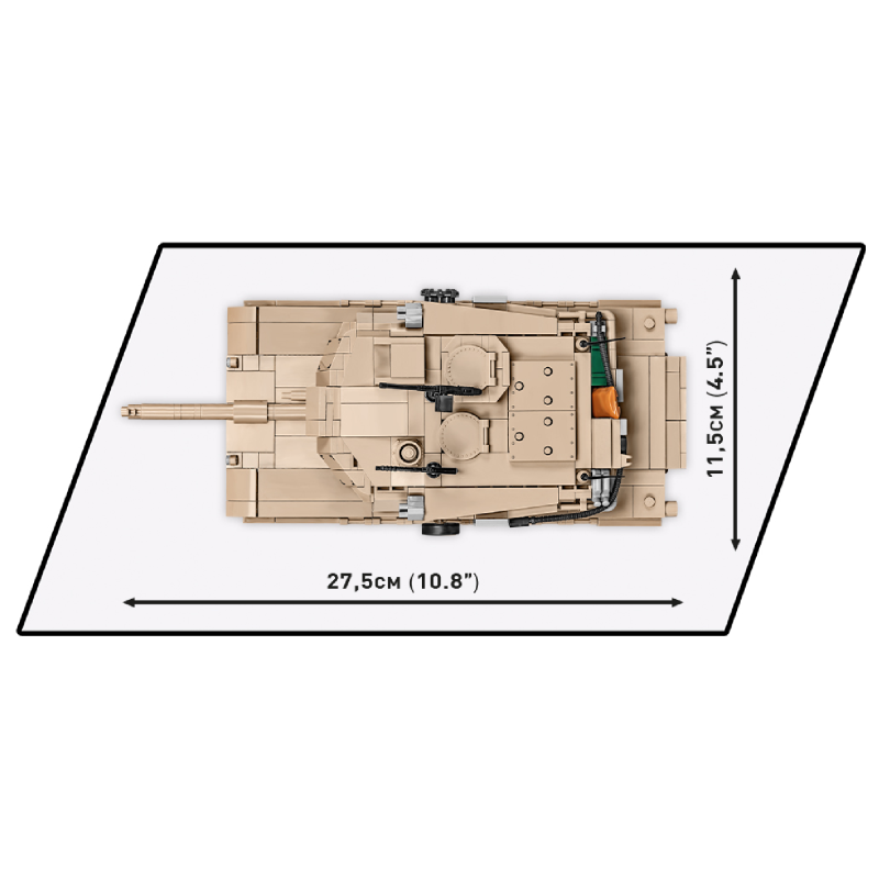 Конструктор COBI Танк M1A2 Абрамс, 975 деталей