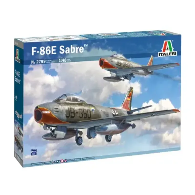 Сборная модель самолета Cборная модель 1:48 Самолет F-86E Sabre Италери 2799 1:48