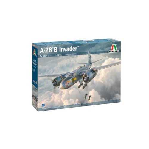 Збірна модель літака Збірна модель 1:72 Літак A-26 A:B Invader Italeri 1274 1:72
