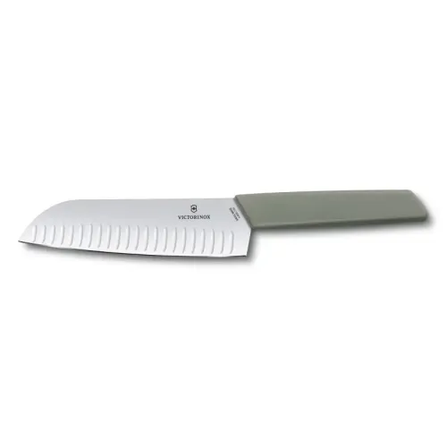 Ніж-сантоку Victorinox SWISS MODERN 17см зелен 6.9056.17K6B