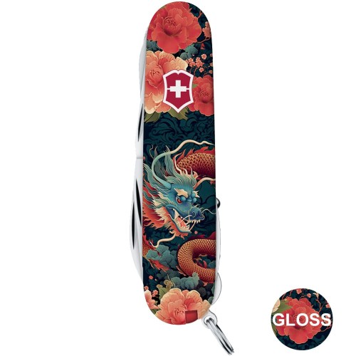 Складаний ніж Victorinox HUNTSMAN ZODIAC Китайський дракон 1.3713.Z3200p