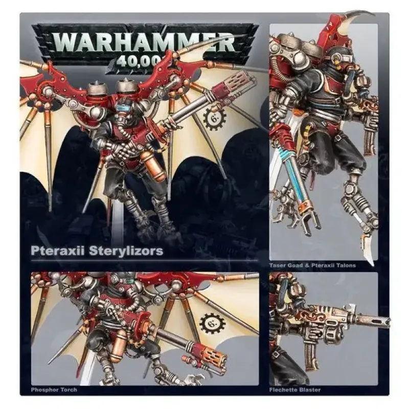 Набор миниатюр WARHAMMER 40000: ADEPTUS MECHANICUS - PTERAXII