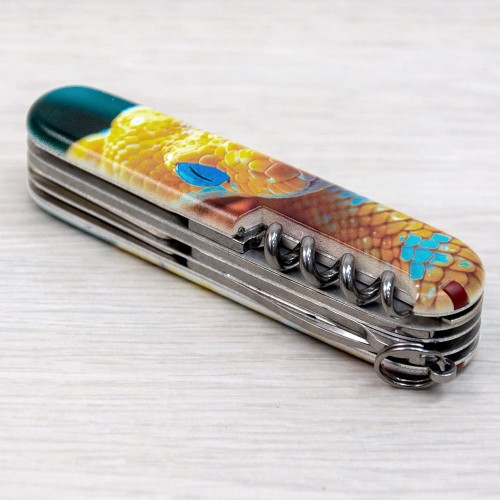 Швейцарский складной нож 91мм Victorinox MOUNTAINEER ANIMAL 1.3743.7.F1050pw