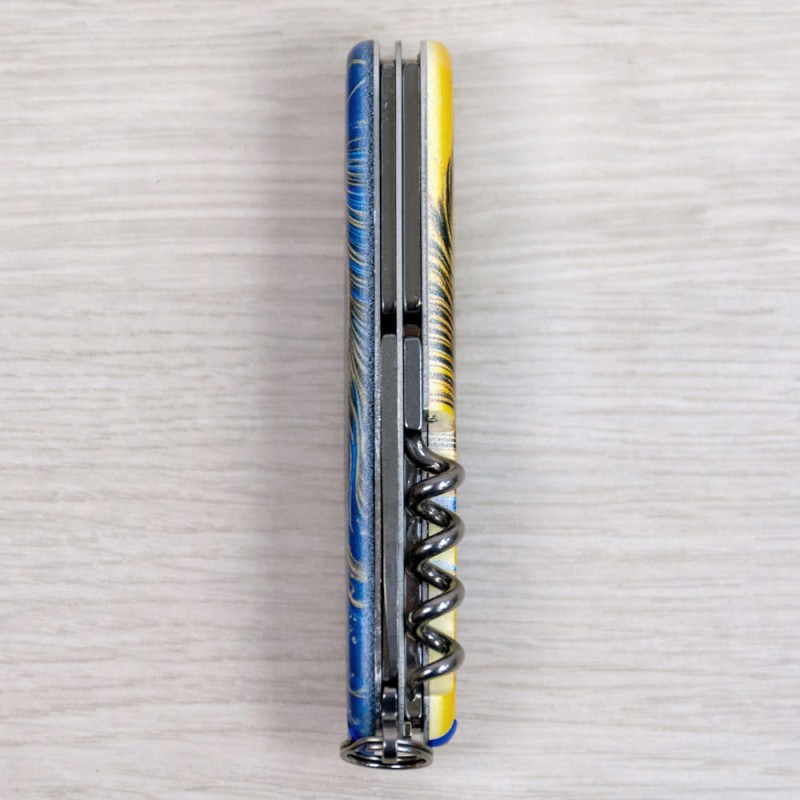 Швейцарский складной нож 91мм Victorinox SPARTAN UKRAINE 1.3603.3.T3150pw