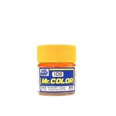 Character Yellow semigloss, Mr. Color фарба на основі розчинника 10 мл. (Звичайний Жовтий напівматовий)