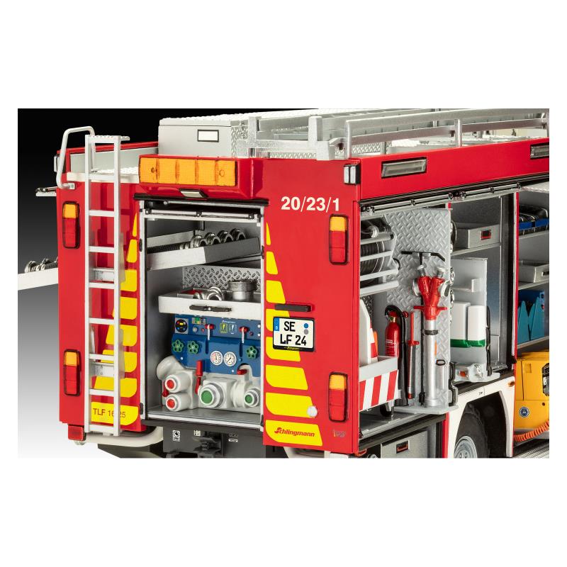 Збірна модель Збірна модель-копія Revell Пожежна машина цистерна TLF 16/25 рівень 5 масштаб 1:24